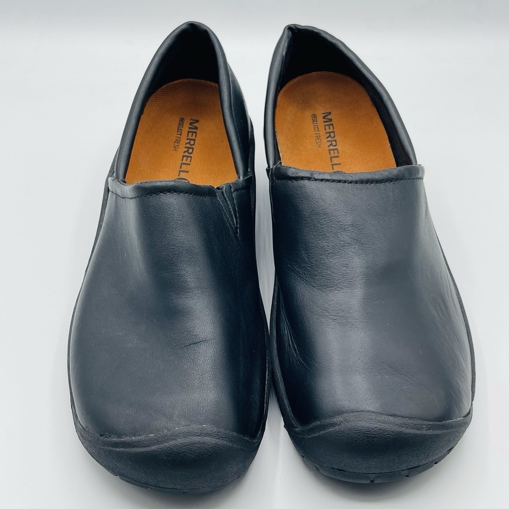 Keenβ Womens 8.5 Utility PTC Slip On Leather Shoes Black 1006987